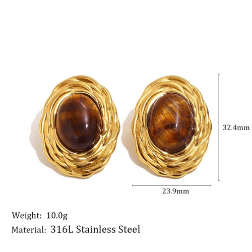 AMBER STUDS