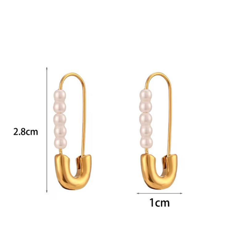 SAFETY PIN EARRINGS