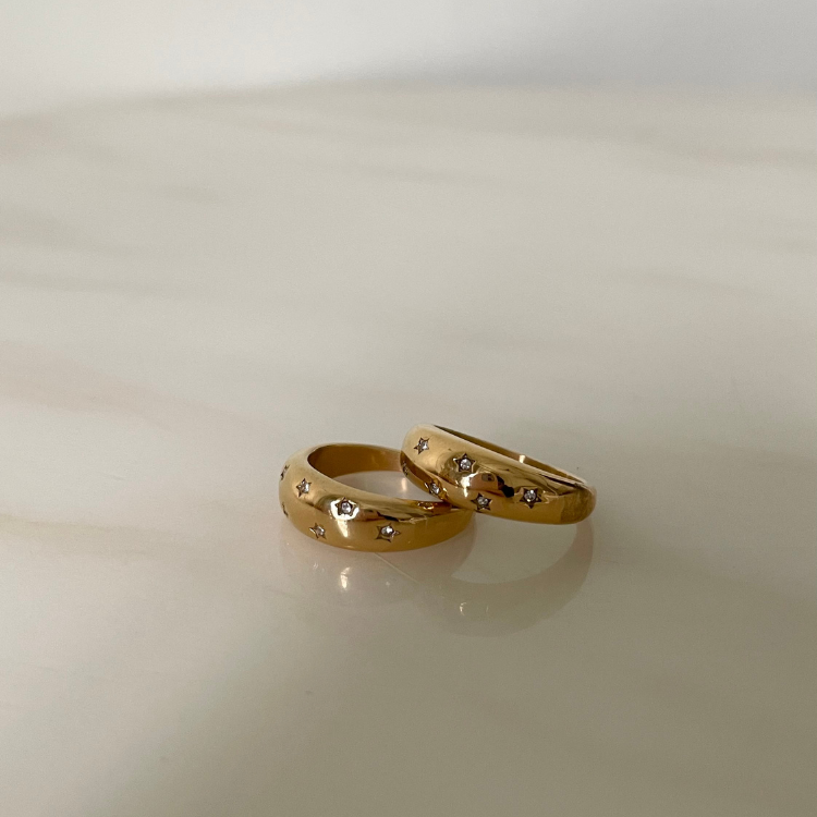 STAR STUDDED RING
