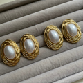 VINTAGE OVAL STUDS